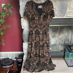 Anthropologie The Somerset Velvet Edition Maxi Dress